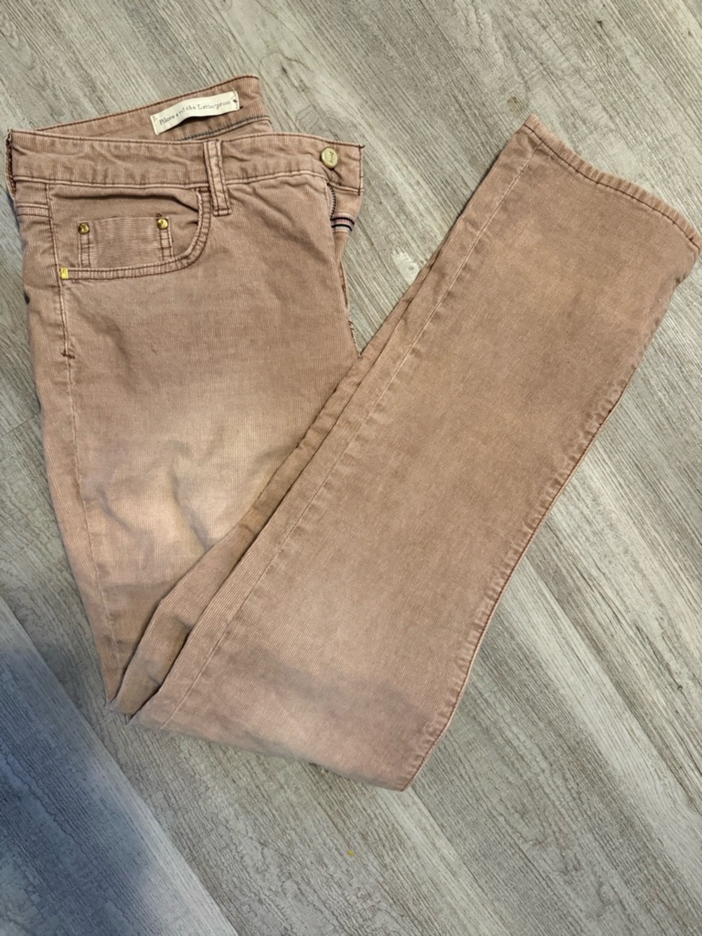 Pilcro and the Letterpress Dusty Rose Skinny Jeans